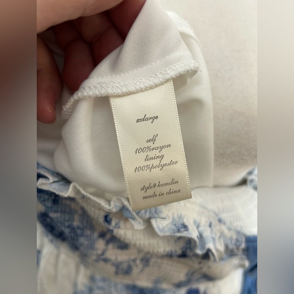 New! Altar’d State Cottagecore Floral Smocked Tiered Midi Dress Size XXL - Picture 13 of 15